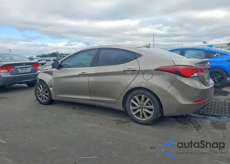 2014 Hyundai Elantra Se from USA, damaged, VIN 5NPDH4AE4EH477651